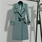 Damtrenchcoat med midja och knäppning – Sophia