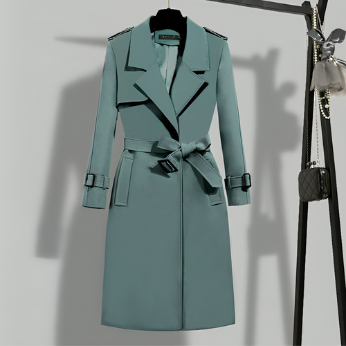 Damtrenchcoat med midja och knäppning – Sophia