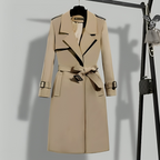Damtrenchcoat med midja och knäppning – Sophia