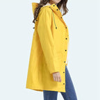 Dam Vindtät Trenchcoat med Vattenavvisande Funktion