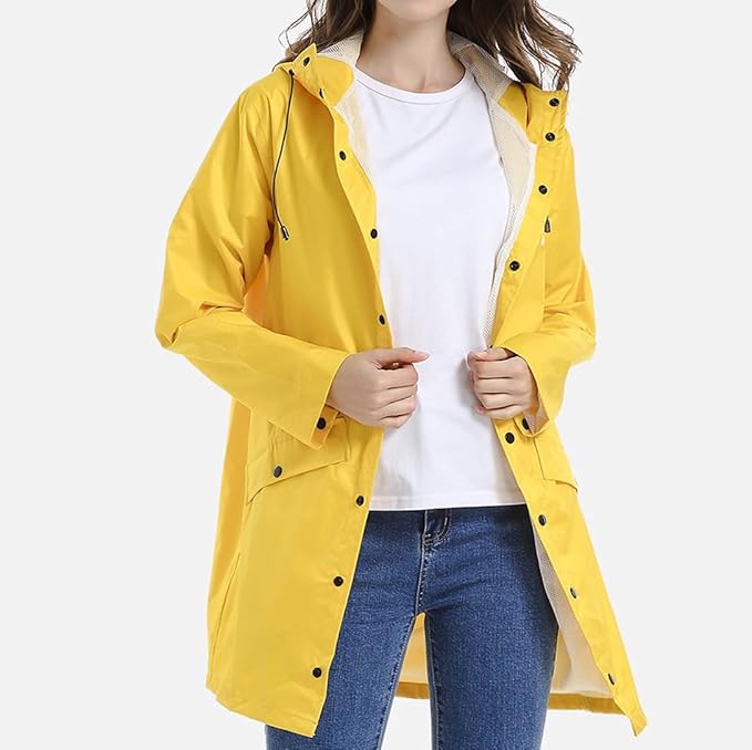 Dam Vindtät Trenchcoat med Vattenavvisande Funktion