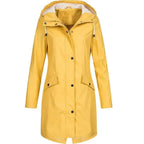 Dam Vindtät Trenchcoat med Vattenavvisande Funktion