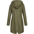 Dam Vindtät Trenchcoat med Vattenavvisande Funktion