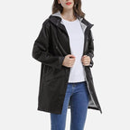 Dam Vindtät Trenchcoat med Vattenavvisande Funktion