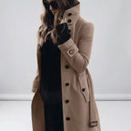 Lång midjesmal trenchcoat - Alicia