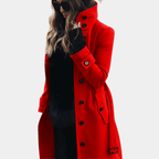 Lång midjesmal trenchcoat - Alicia