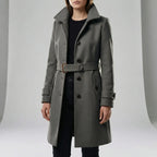 Lång midjesmal trenchcoat - Alicia
