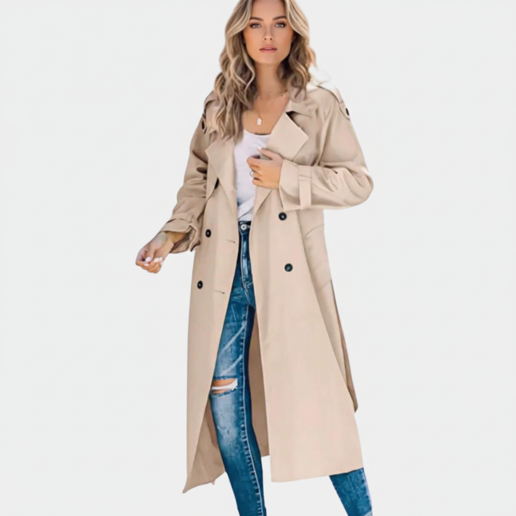 Lång trenchcoat – Fiona