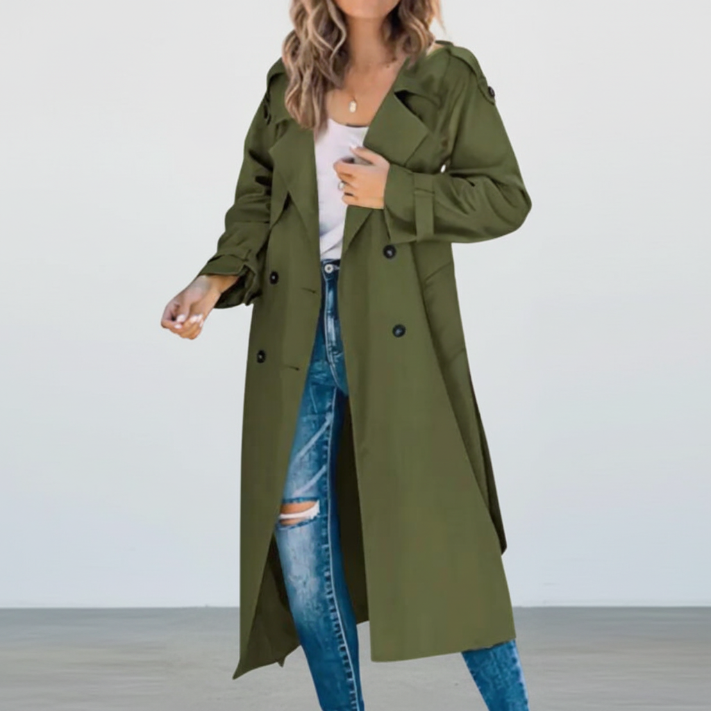 Lång trenchcoat – Fiona