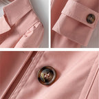 Trenchcoat - Traditionell - Mellanlång - Höstjacka - Trenchcoat för dam