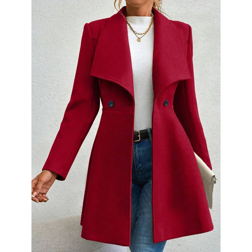 Ullkappa | Traditionell | Medellång | Trenchcoat i ull | Damkappa