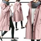 Damjacka Vattentät Trenchcoat i Nutida Design för Vardagsanvändning