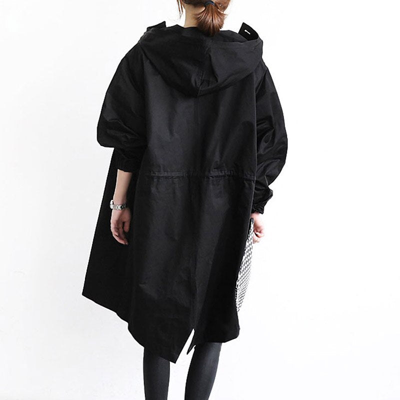 Damjacka Vattentät Trenchcoat i Nutida Design för Vardagsanvändning