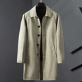 Dam Kort Trenchcoat med Krage - Evig Elegans