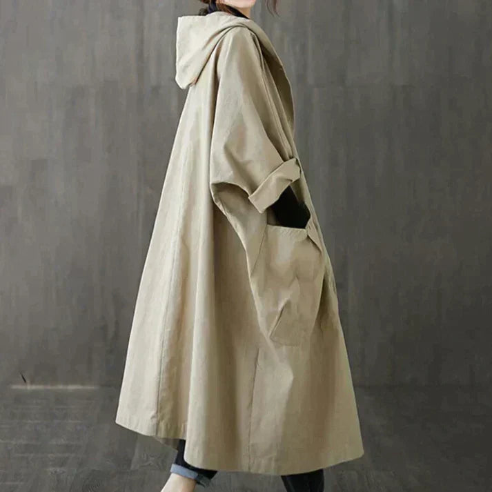Modetrogen oversized trenchcoat för dam – Maren höstutgåva
