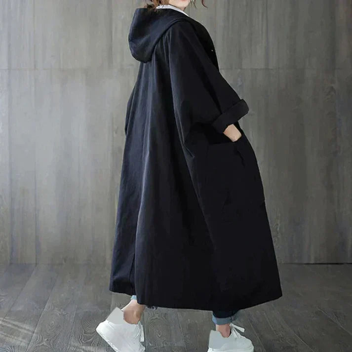 Modetrogen oversized trenchcoat för dam – Maren höstutgåva